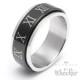 Massiver besonderer Edelstahl Herren Männer Ring schwarz gold Hochwertig 10mm