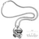 Bikerschmuck Halskette mit Adler Anhänger Live to Ride - Ride to Live aus Edelstahl