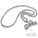 Motorrad Anhänger aus Edelstahl Chopper Bike Harley silber Königskette Bikerschmuck
