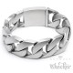 Massives XL Edelstahl Herren Armband Panzerkette schwer Hochwertig 20,5 - 23,5cm