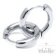 klassische Creolen aus 316L Edelstahl Klapp-Creolen silber Herren Ohrringe Geschenk