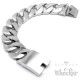 Massives XL Edelstahl Herren Armband Panzerkette schwer Hochwertig 20,5 - 23,5cm