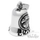 Biker-Bell mit Adler-Kopf aus Edelstahl Motorradfahrer Glücksbringer Guardian Bell
