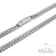XL Fuchsschwanzkette und Armband Set aus Edelstahl dicke silber Halskette Biker