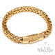 XL Fuchsschwanzkette und Armband Set aus Edelstahl dicke gold Halskette Geschenk