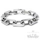 XL Herren Ankerketten-Armband aus 316L Edelstahl silber poliert groß Männer Geschenk