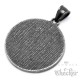 Grauer Vegvisir Runen-Kompass aus Edelstahl Gun Metal Style rustikal Wikingerschmuck