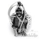 Sons of Anarchy Ring Edelstahl Bikerring Motorradclub SAMCRO Sensenmann silber