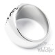 Massiver Wikinger-Ring mit Triqueta und Runenkreis Edelstahl Bikerschmuck Geschenk