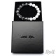 Mot Roll Bead Perlen Armband Herren Männer weiß schwarz Stein Menbeads