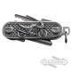 Rennmotorrad Schlüssel-Organizer Racer Schlüssel-Anhänger Biker Herren Geschenk