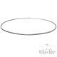 Feine Fuchsschwanzkette aus 316L Edelstahl silber poliert Herren Damen Halskette