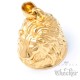 Goldener Löwe als Biker-Bell Motorradfahrer Glücksbringer Glocke aus Edelstahl