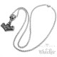 Thors Hammer Mjölnir verziert mit Valknut Edelstahl Wikingerschmuck Männer Geschenk
