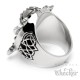 Wikinger-Ring Schwerter und Äxte Berserker Schmuck aus Edelstahl Männer Geschenk