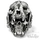 Totenkopf-Schamane verzierten Panther-Schädel Azteken Maya Inka Indianer Schmuck