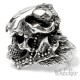 Totenkopf-Schamane verzierten Panther-Schädel Azteken Maya Inka Indianer Schmuck
