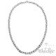 Armband + Halskette Set aus 316L Edelstahl silber massive Ankerkette Knebelverschluss