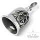 Zwilling Biker-Bell aus Edelstahl Sternzeichen Glücksbringer Motorrad-Glocke