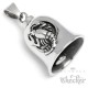 Krebs Biker-Bell aus Edelstahl Sternzeichen Glücksbringer Glocke Hummer Geschenk