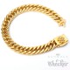 Skull Goldkette mit passendendem Armband Biker-Schmuckset aus vergoldetem Edelstahl