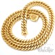 Skull Goldkette mit passendendem Armband Biker-Schmuckset aus vergoldetem Edelstahl