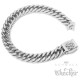 Biker-Schmuckset Halskette + Armband mit Totenkopf aus massivem Edelstahl silber