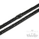 Biker-Schmuckset Halskette + Armband mit Totenkopf aus massivem Edelstahl silber