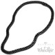 Biker-Schmuckset Halskette + Armband mit Totenkopf aus massivem Edelstahl silber