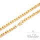 Goldenes Armband + Halskette Set aus Edelstahl massive Ankerkette Knebelverschluss