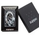 Uhr mit Totenkopf Feuerzeug Time's over Skull Männer Geschenk Zippo Sturmfeuerzeug