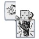 Heavy Metal Hand "Rock me Hard" Zippo Sturmfeuerzeug Festival Männer Geschenkidee