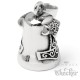 Biker-Bell mit Thors Hammer Mjölnir Schonenhammer Motorrad Glücksbringer Geschenk
