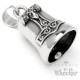 Biker-Bell mit Thors Hammer Mjölnir Schonenhammer Motorrad Glücksbringer Geschenk