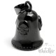 Schwarze 1%er Biker-​Bell aus Edelstahl Onepercenter Outlaw Geschenk Motorrad-​Club