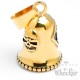 Goldene 1%er Biker-​Bell aus Edelstahl Onepercenter Outlaw Geschenk Motorrad-​Club