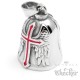 Biker-Bell mit Thors Hammer Mjölnir Schonenhammer Motorrad Glücksbringer Geschenk