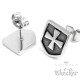 Eisernes Kreuz Herren Ohrstecker Edelstahl Ohrringe Schild Ritterkreuz silber Biker