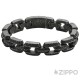 Original Zippo Antikes Gliederarmband Grau mit Muster Herren-Armband Geschenk