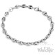 Hochwertiges Bohnenketten-Armband schmal bis breit zeitlos 316L Edelstahl massiv