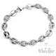 Hochwertiges Bohnenketten-Armband schmal bis breit zeitlos 316L Edelstahl massiv