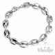 Hochwertiges Bohnenketten-Armband schmal bis breit zeitlos 316L Edelstahl massiv
