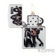 KIZZ Rockstar Festival Zippo Feuerzeug weiß Original Sturmfeuerzeug made in USA