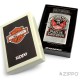 Original Harley-Davidson Zippo mit Flügel Speed Power Motorradfahrer Sturmfeuerzeug