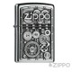 Original Zippo Feuerzeug verziert mit Zahnräder und Schrauben Männer Geschenkidee