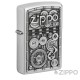 Original Zippo Feuerzeug verziert mit Zahnräder und Schrauben Männer Geschenkidee