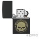 Harley-Davidson Totenkopf Feuerzeug schwarz H-D Benzinfeuerzeug Original Zippo