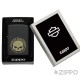 Harley-Davidson Totenkopf Feuerzeug schwarz H-D Benzinfeuerzeug Original Zippo