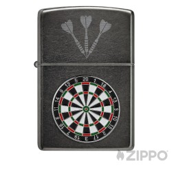 Zippo mit Dart-Scheibe und 3 Pfeilen hochwertiges 3D-Emblem auf Sturmfeuerzeug