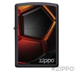 Zippo mit Fußball Motiv in den Farben Schwarz Rot Gold Feuerzeug Männer Geschenk